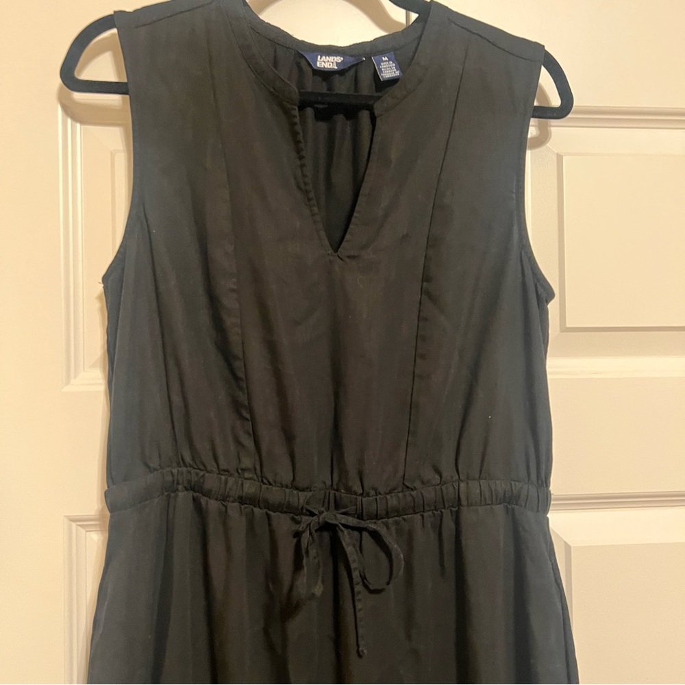 Lands' End Black Midi Dress - Picture 5 of 9
